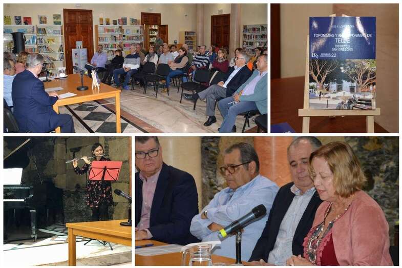 Diferentes momentos de la presentación del libro (Foto TA)